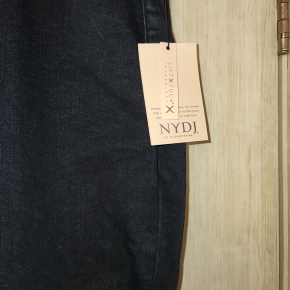 NYDJ Women's Dark Blue Straight Leg Jeans - Picture 2 of 2